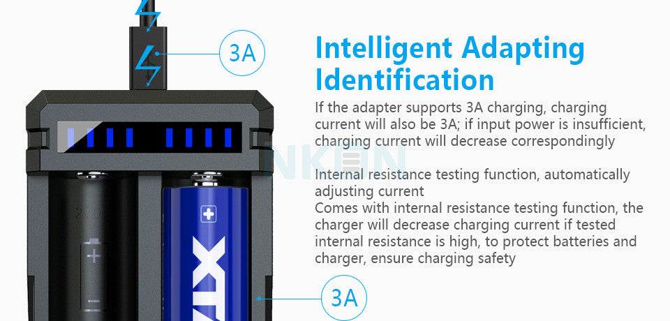 XTAR SC2 battery charger for 18650 / 20700 / 21700