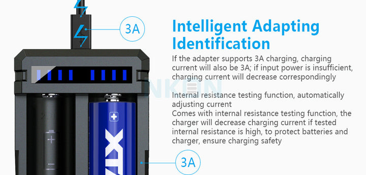 XTAR SC2 battery charger for 18650 / 20700 / 21700