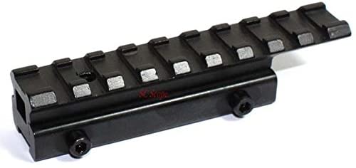 Dovetail to Weaver Rail Extended Riser Mount