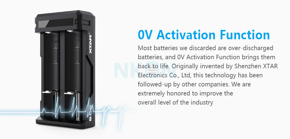 XTAR SC2 battery charger for 18650 / 20700 / 21700