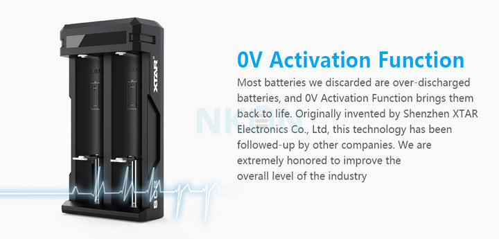 XTAR SC2 battery charger for 18650 / 20700 / 21700