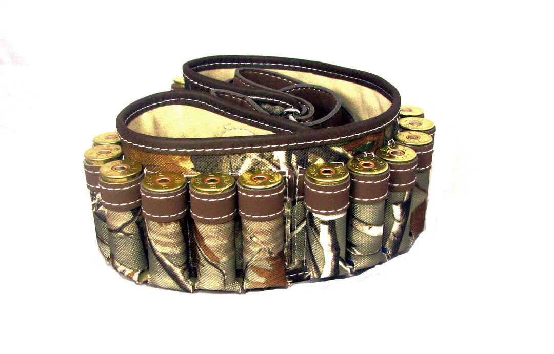 Faux Camo Cartridge Belt 12G