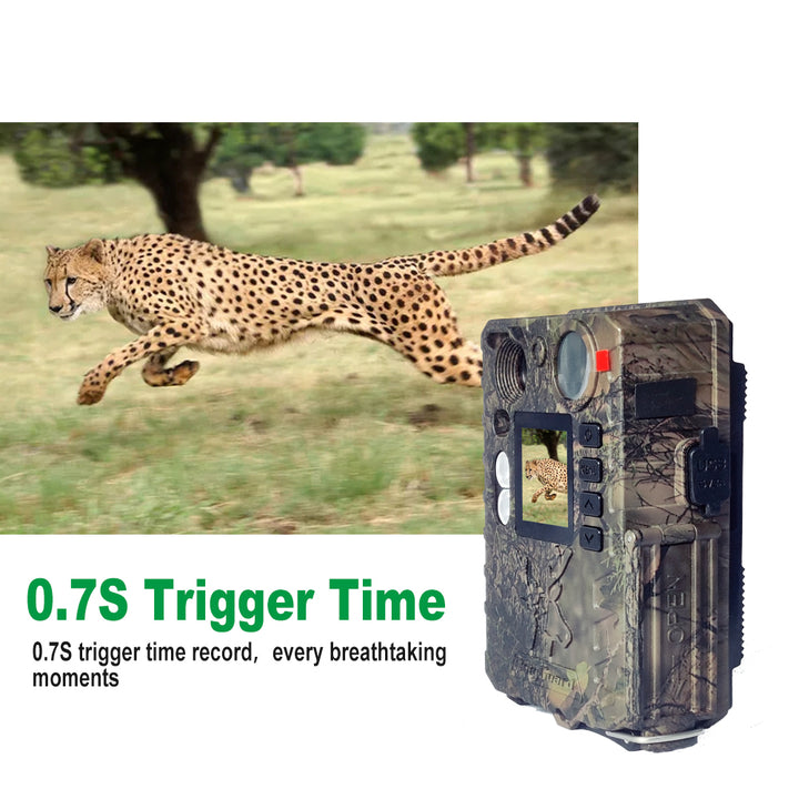 Scout Trail Camera | 37MP/4K | SD Card | Li-ion Batteries | Solar Panel incl.