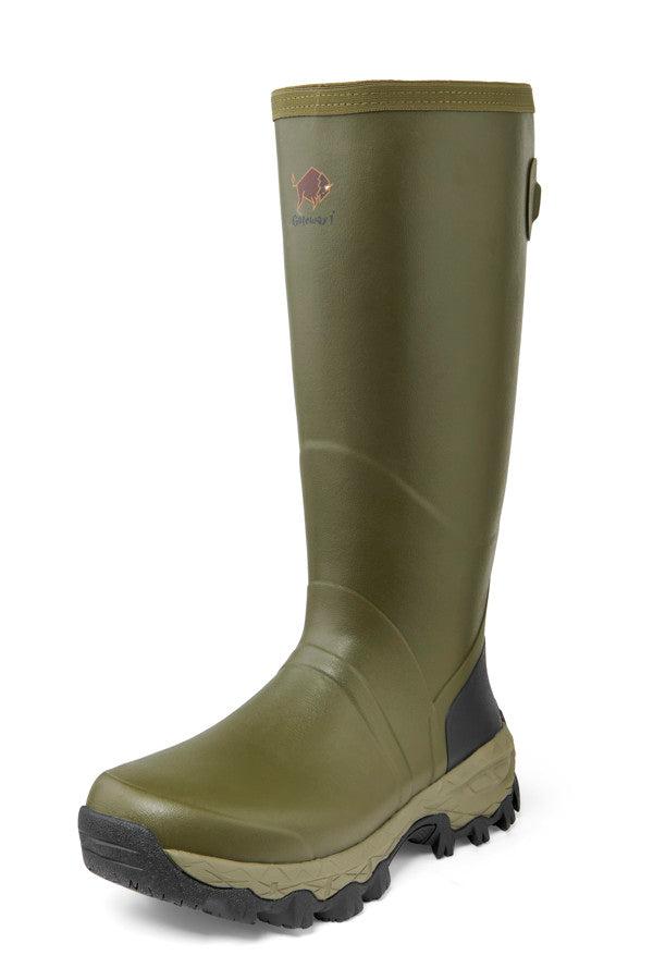 Gateway1 | Woodstalker 18" Rubber Boots | Olive