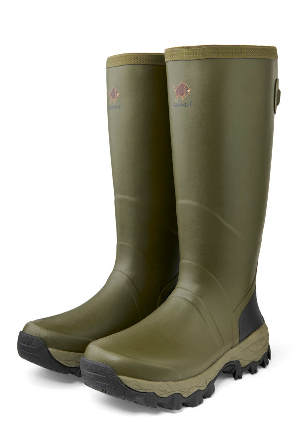 Gateway1 | Woodstalker 18" Rubber Boots | Olive