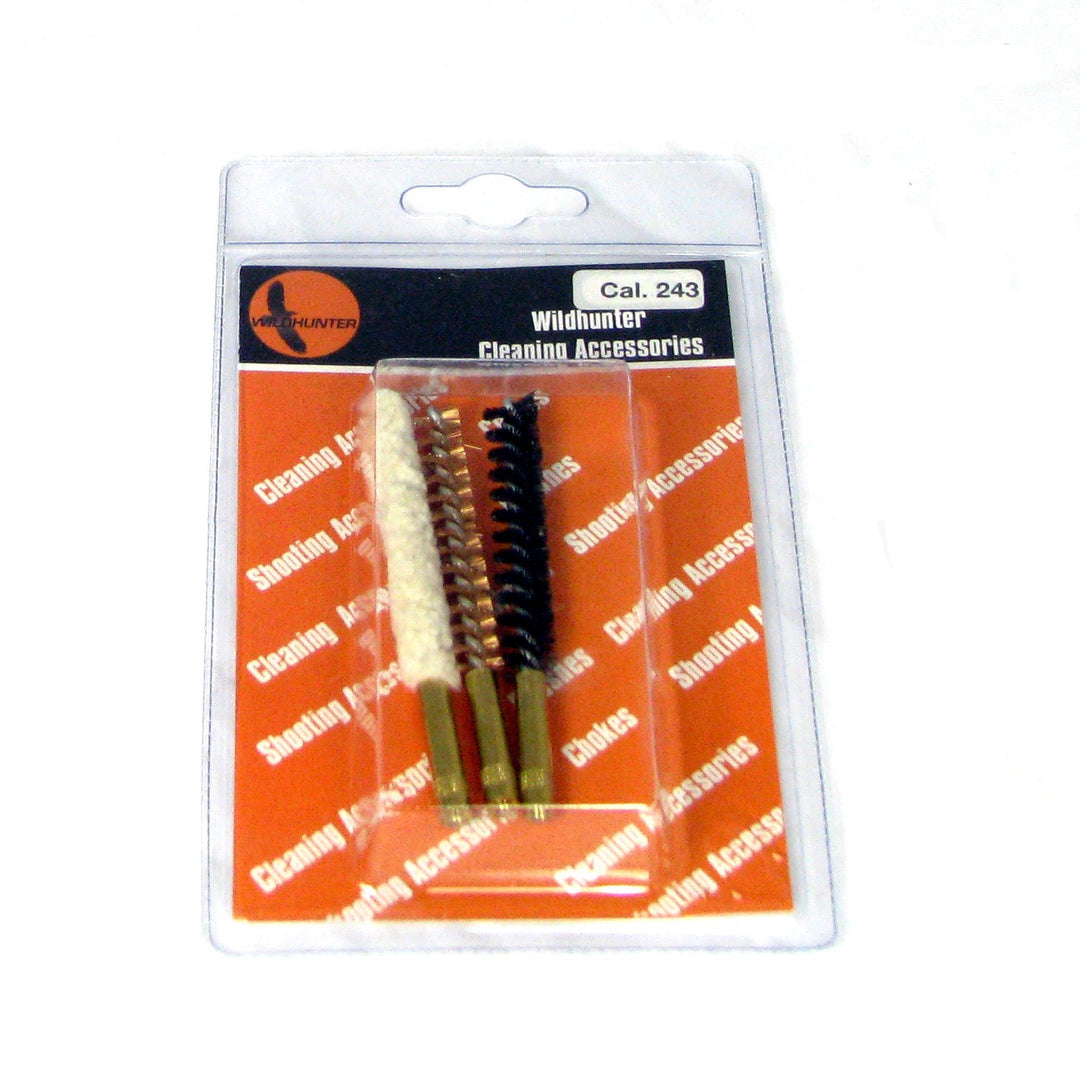 3 Piece Rifle brush set in blister pack 6.5x55