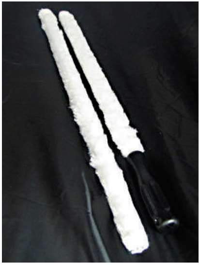 2 Piece cleaning wool Rod for 12G & 20G