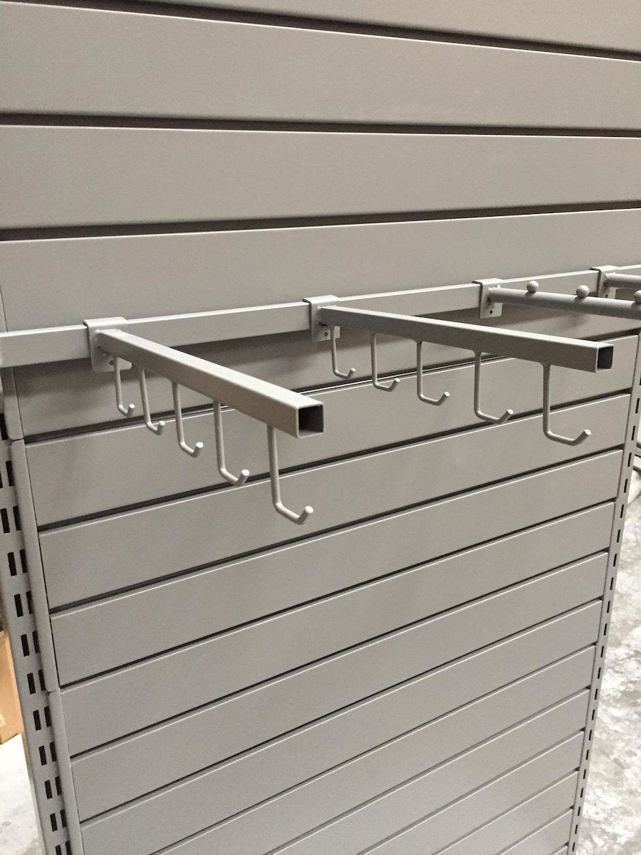 1 Metre back wall rail for clothes rail