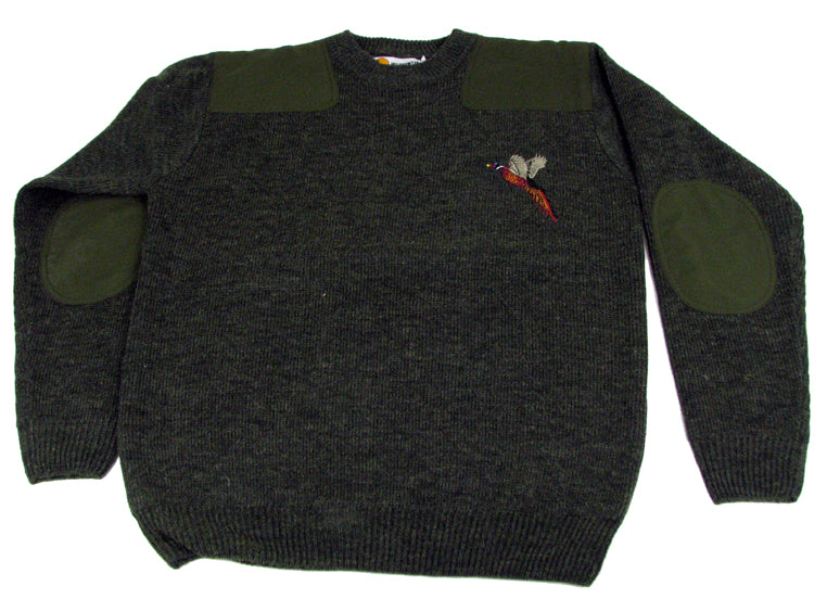 Wildhunter Embroided Round Neck Sweater